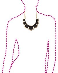 Charlotte Russe Snake Embossed Faux Leather Statet Necklace