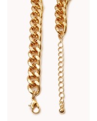 Forever 21 Street Chic Oversized Chain Necklace