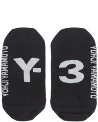 Y-3 Black Logo Invisible Socks