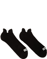Jil Sander Black Padded Socks