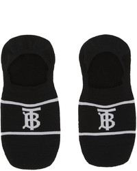 Burberry Black Rib Invisible Tb Socks
