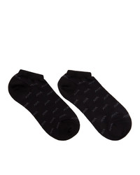 Ermenegildo Zegna Black Xxx Sneaker Socks