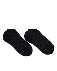 Ermenegildo Zegna Black Xxx Sneaker Socks