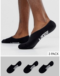 Vans Classic Trainers Socks 3 Pack In Black