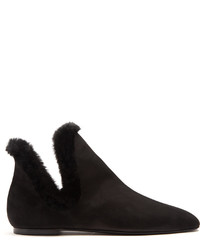 The Row Eros Nubuck Ankle Boots