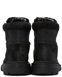 Moncler Black Nubuck Egide Boots