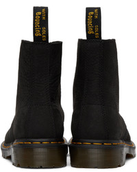 Dr. Martens Black Nubuck 1460 Pascal Boots