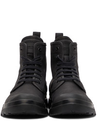 Officine Creative Black Pallet 1 Boots