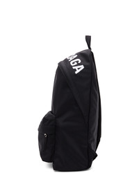 Balenciaga Black And White Wheel Backpack