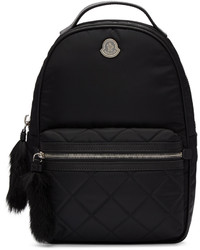 Moncler Black Georgette Backpack
