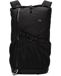 CAYL Black Mari Rolltop B Grid Backpack