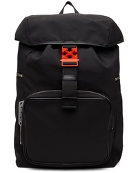 Off-White Black Nylon Arrows Backpack