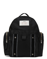 Diesel Black Nylon Bisie Backpack