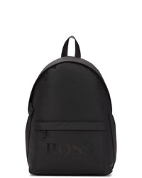 BOSS Black Nylon Logo Backpack