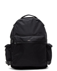 Juun.J Black Nylon Multi Pocket Backpack