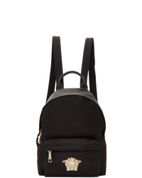 Versace Black Nylon Palazzo Backpack