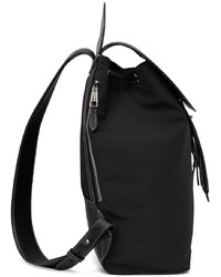 Burberry Black Nylon Pocket Backpack