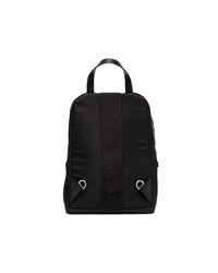 Prada Black One Shoulder Nylon Backpack