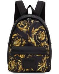 VERSACE JEANS COUTURE Black Regalia Baroque Backpack