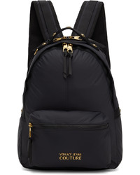 VERSACE JEANS COUTURE Black Stud Backpack