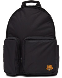 Kenzo Black Tiger Crest Backpack