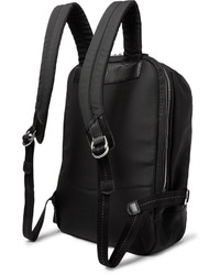 Dunhill Guardsman Leather Trimmed Nylon Backpack