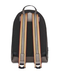 Burberry Heritage Stripe Detail Nylon Backpack