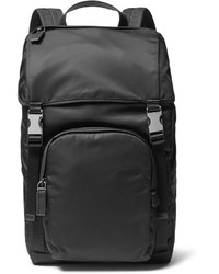 Prada Leather Trimmed Nylon Backpack