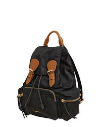 Burberry Medium Rucksack Nylon Leather Backpack