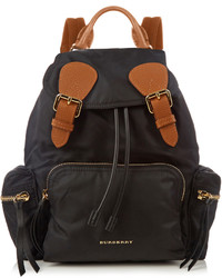 Burberry Nylon And Leather Backpack