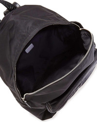 Givenchy Nylon Leather 17 Backpack Black