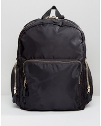 Monki Nylon Utility Backpack