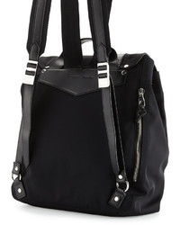 Proenza Schouler Ps1 Nylon Backpack Wleather Trim Black