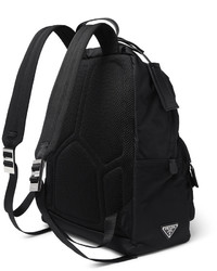 Prada Saffiano Leather Trimmed Nylon Backpack