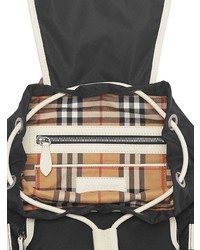 Burberry The Medium Rucksack In Technical Nylon And Leather