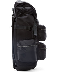 Tim Coppens Black Leather Nylon Master Piece Edition Backpack