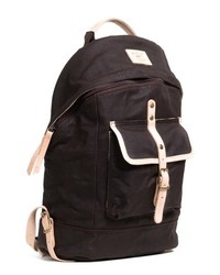 Will Leather Goods Canvas Backpack Black One Size