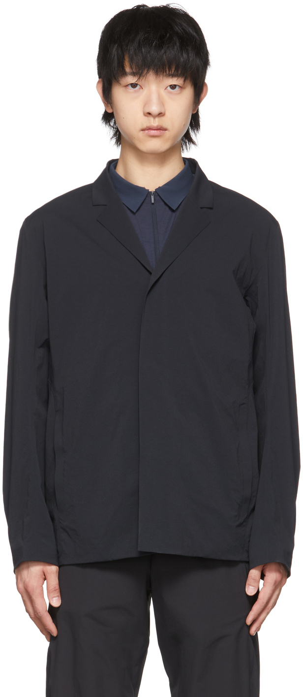 Veilance Black Spere Lt Blazer, $500 | SSENSE | Lookastic