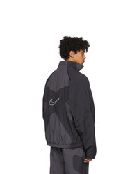 Nike Black And Grey Nsw Re Issue Jacket