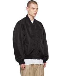 Engineered Garments Black Bomber Jacket