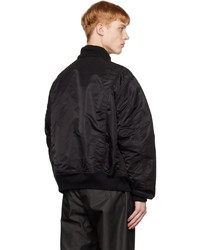 Engineered Garments Black Deck Bomber Jacket