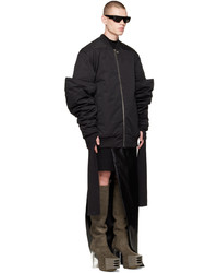 Rick Owens Black Gauntlet Bomber