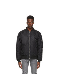 Schott Black Ma 1 Bomber Jacket