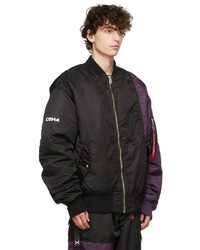 Mastermind Japan Black Purple C2h4 Edition Bomber Jacket 825