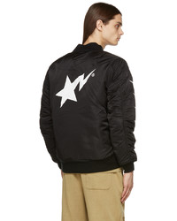 BAPE Black Sta Bomber Jacket