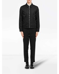 Prada Nylon Gabardine Bomber Jacket