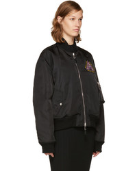 Givenchy Reversible Black Mandala Bomber Jacket