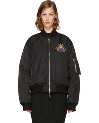Givenchy Reversible Black Mandala Bomber Jacket