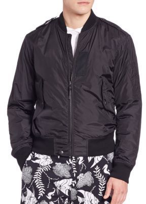 Polo Ralph Lauren Three Pocket Bomber Jacket, $295 | Saks Fifth Avenue |  Lookastic