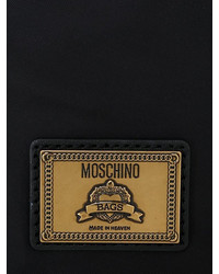 Moschino Mini Logo Lettering Nylon Bucket Bag